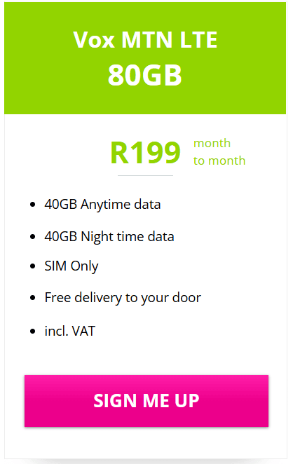 80GB Vox MTN LTE