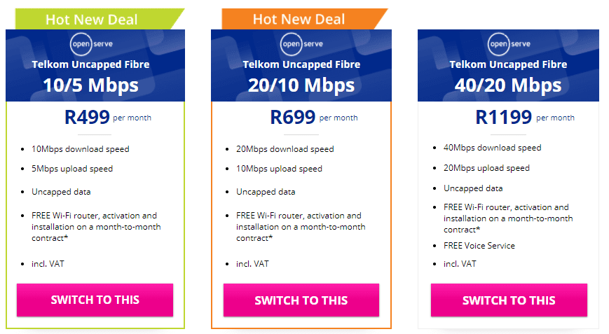  Telkom is discontinuing its copper line based ADSL service, easily migrate to Telkom Fibre