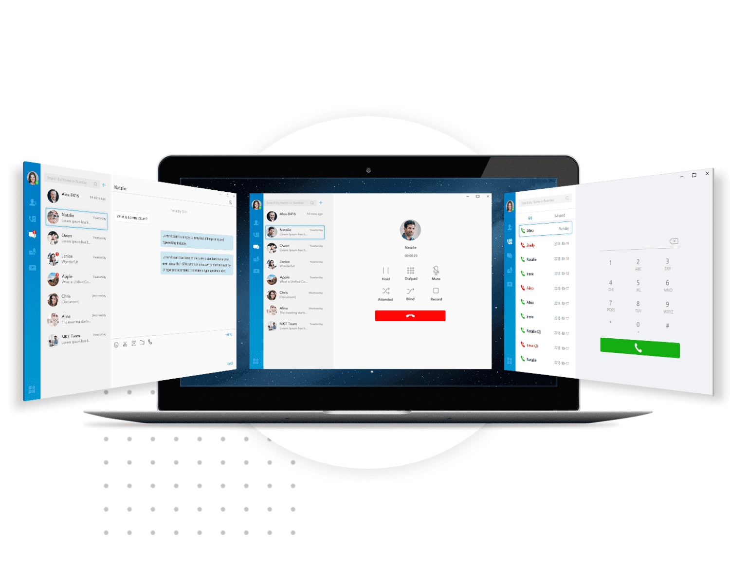 A pc showing the features of the enterpise and ultimate plan for Linkus