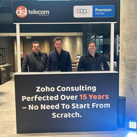 The DSL Telecom team at the Zoholics event in Cape Town