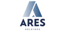 Ares Holdings logo representing a South African business supported by DSL Telecom VoIP services.