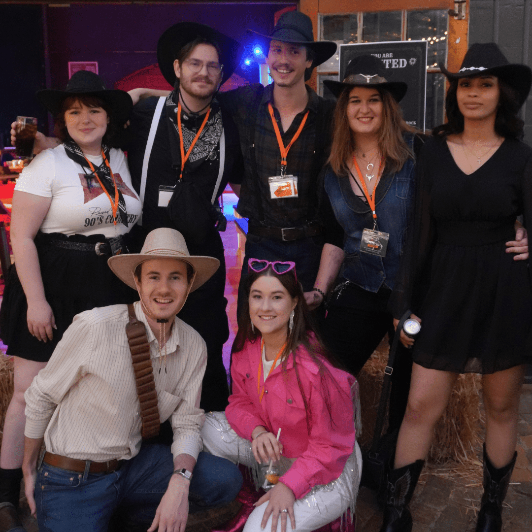 DSL Telecom team members enjoying the year-end function