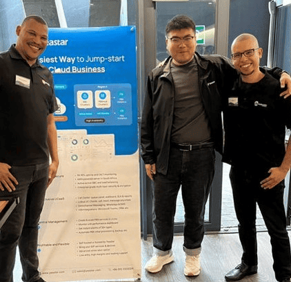 DSL Telecom's team at Yeastar Roadshow event