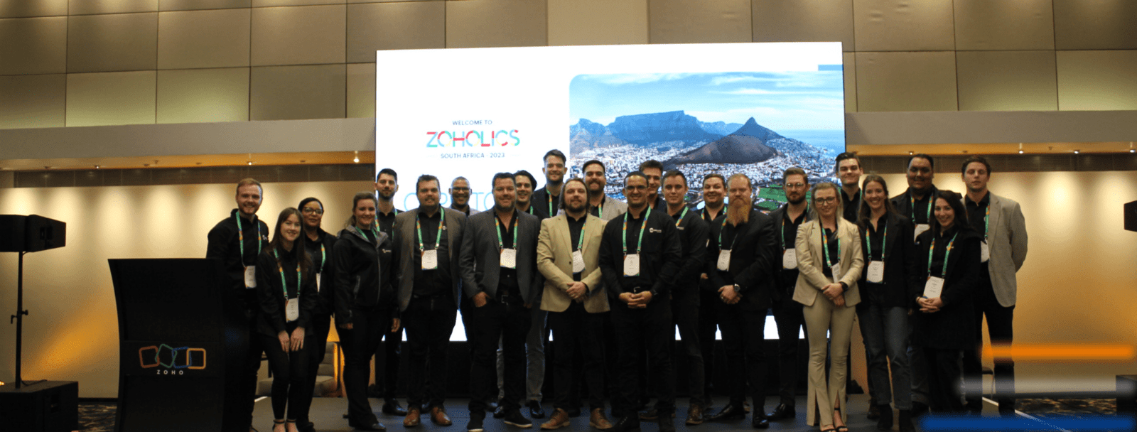 DSL Telecom team attending Zoholics Cape Town 2023