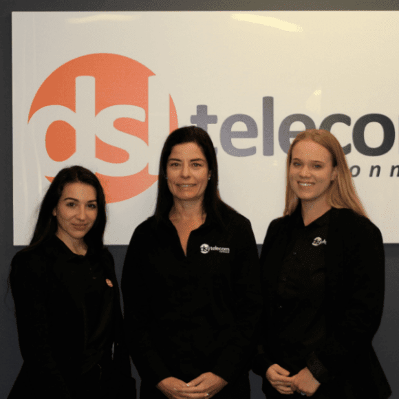 A few of the marketing team members of DSL Telecom