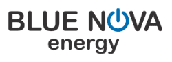 Logo of a DSL Telecom Fibre-To-The Business client, Blue Nova Energy