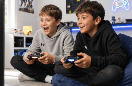Kids gaming using Telkom Octotel's reliable uncapped high-speed internet
