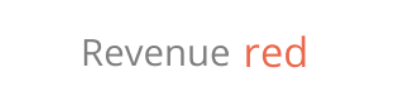 Revenue Red's logo, a fibre client that is connected on Liquid's network