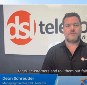 DSL Telecom's Managing Director, Dean Schreuder participating in a Yeastar interview