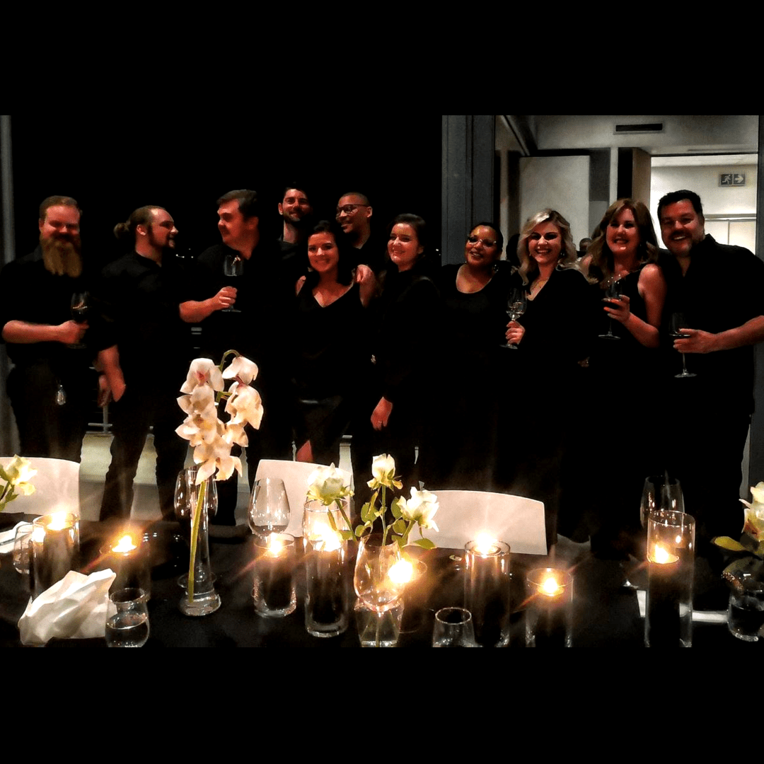 DSL Telecom's management team enjoying a get together