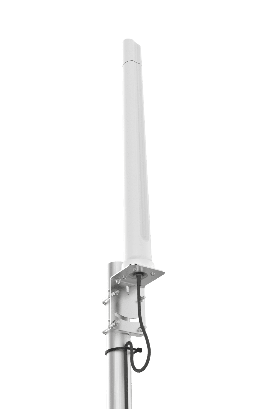 An omni antenna is easier to install than a directional antenna and it does not require realignment/adjustment when the network changes