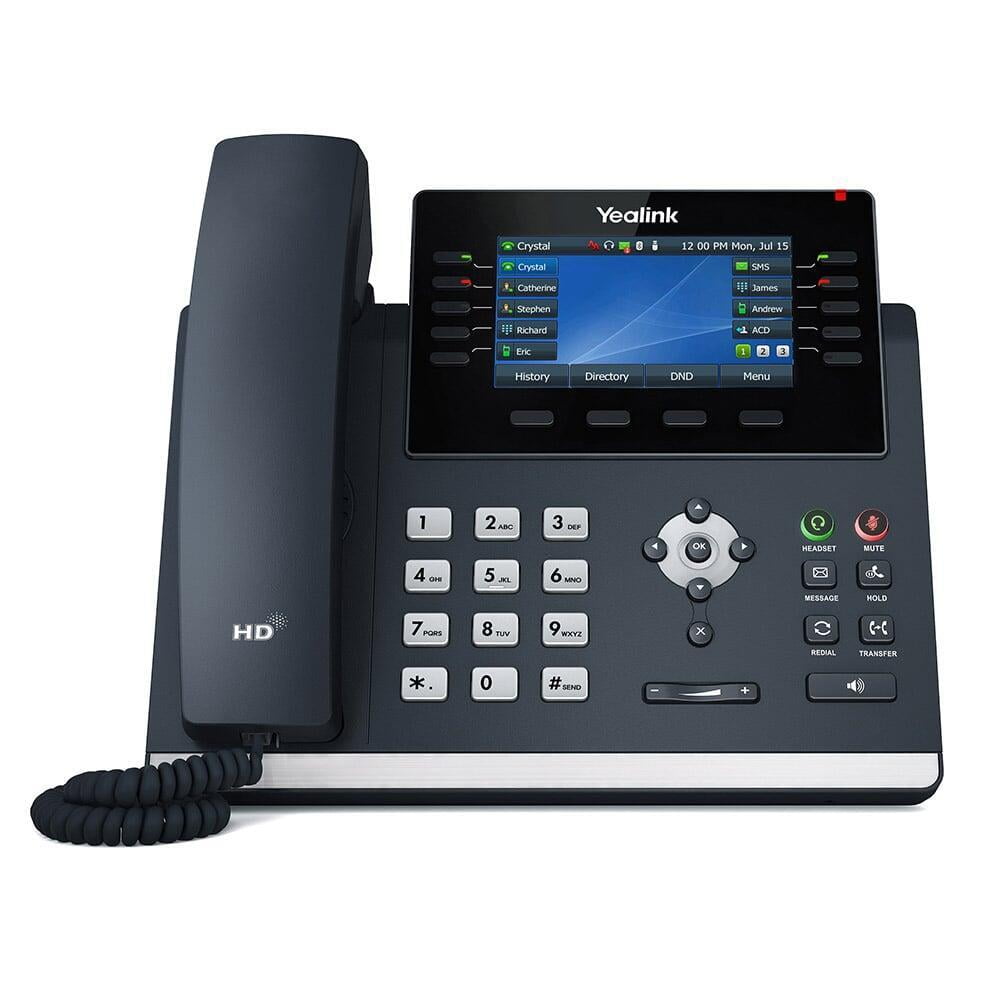A 16 SIP account supported IP Desk phone, the Yealink T46U