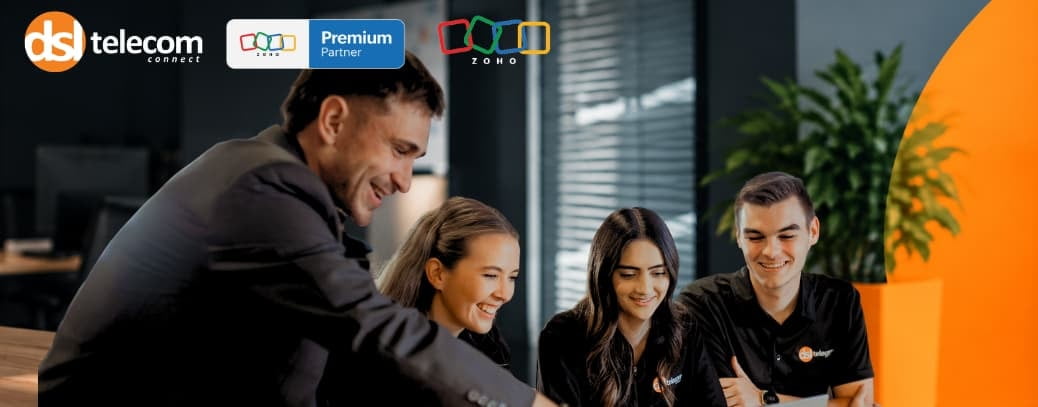DSL Telecom Zoho Premium Partner team supporting businesses in South Africa