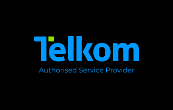 Telkom LTE internet connection for wireless high-speed access.