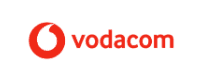 Logo of Vodacom, one of Vox's fibre network providers