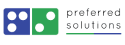Logo of a DSL Telecom Business-Grade Fibre Internet client, Preferred Solutions.