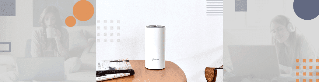 The Deco M4 mesh WiFi system delivers a strong WiFi signal to every corner in your home