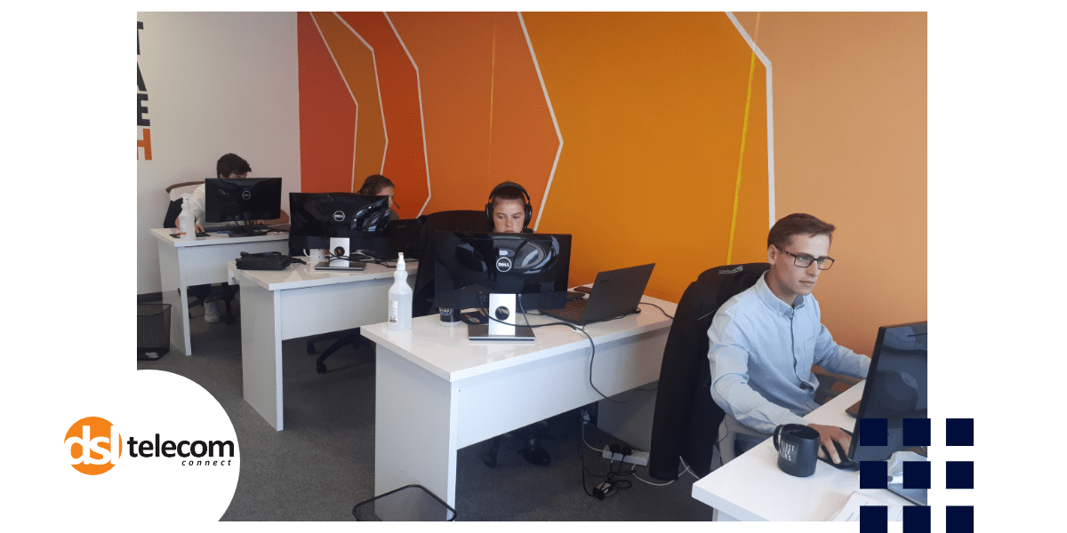 Our DSL Telecom sales team providing excellent customer service