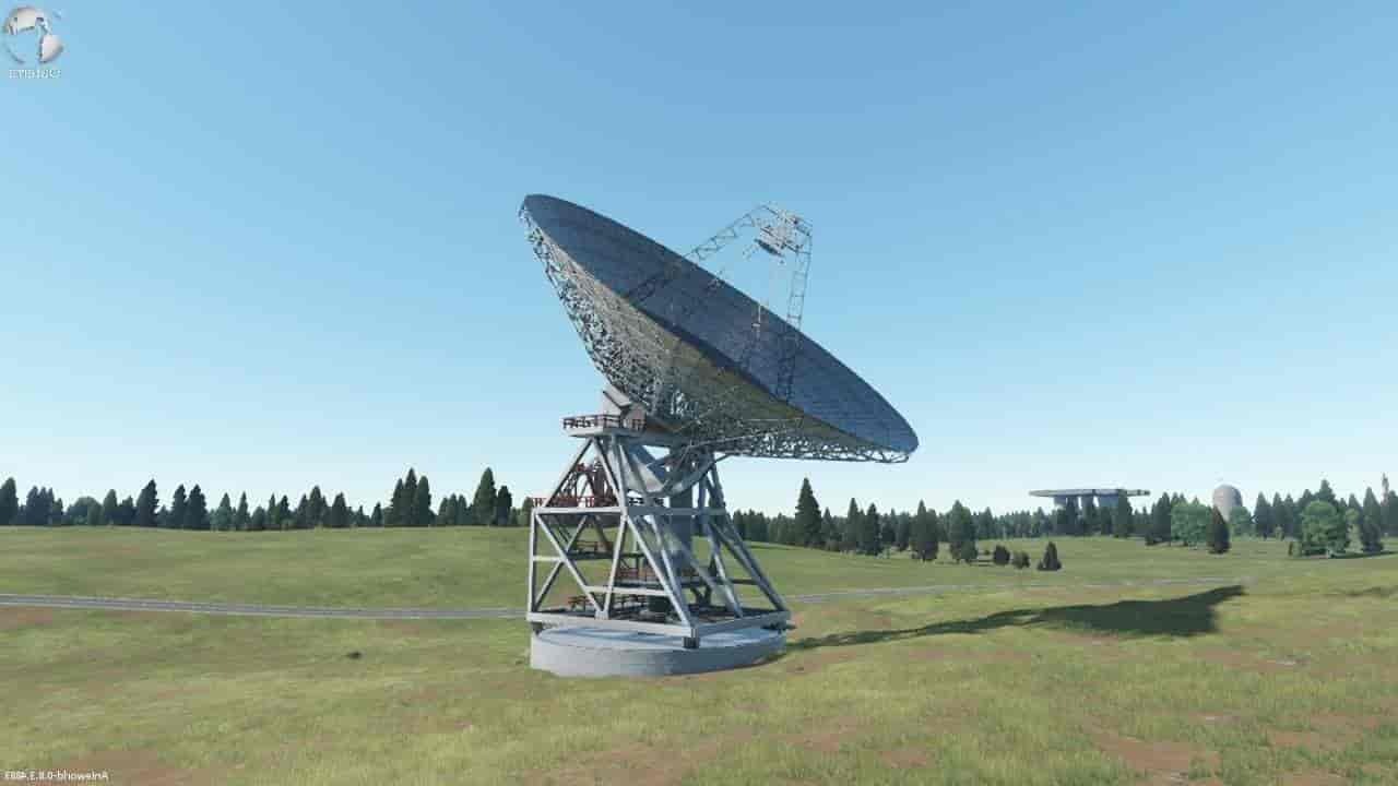 Satellite dish in a field demonstrating how YahClick delivers reliable satellite internet across South Africa