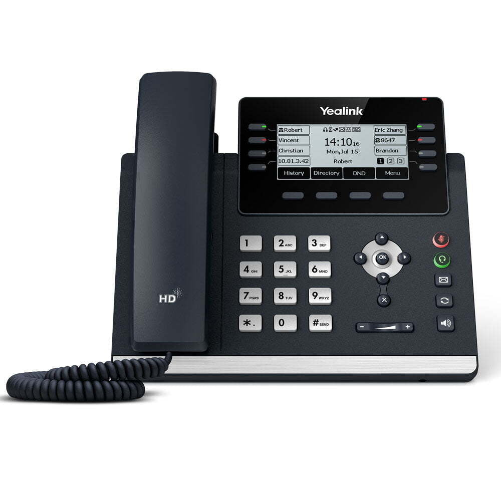 A dynamic business communications phone, the Yealink T42U IP Desk Phone