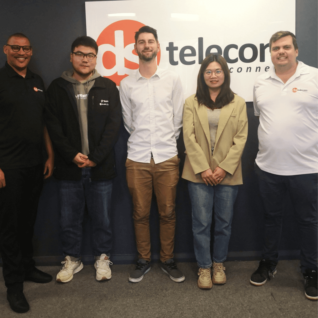Yeastar team members visited the DSL Telecom offices