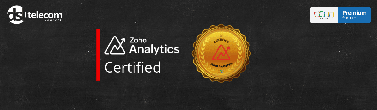 The Zoho Analytics Certification Badge