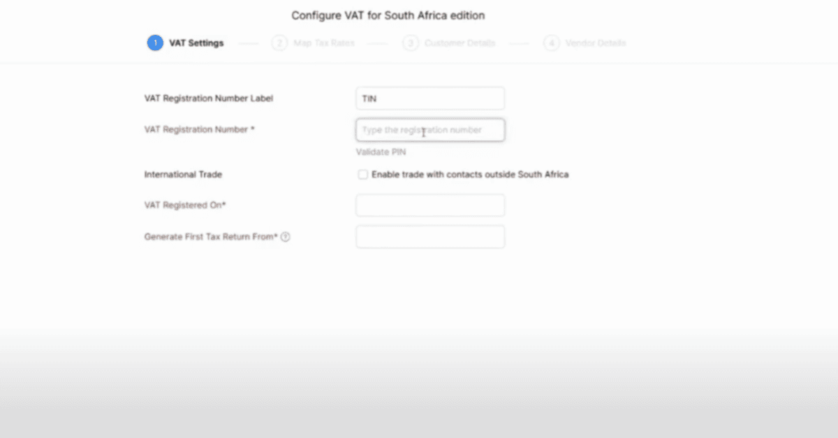 How To Configure VAT For Zoho Books SA Edition