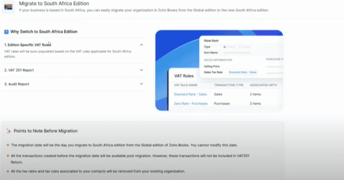 A Step-By-Step Guide To The Zoho Books SA Edition Migration