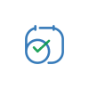 Zoho Bookings logo, online appointment booking software implemented by DSL Telecom in South Africa