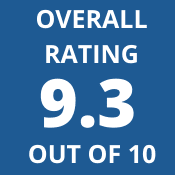 The overall rating out of 10 for Sage is 9.3