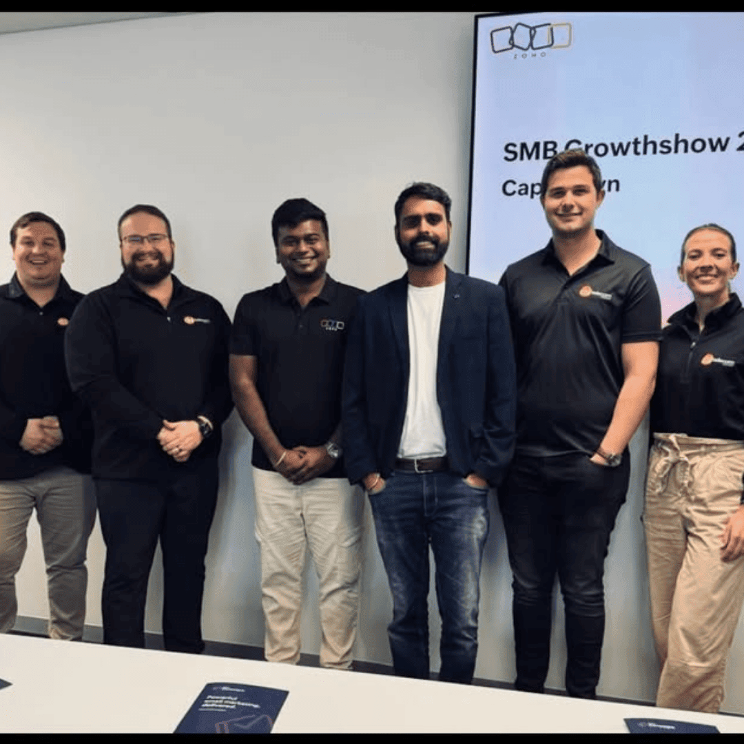 DSL Telecom team members attending the Zoho GrowthShow 2025