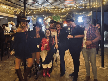 DSL employees celebrating at a year-end function showing positive workplace culture in Helderberg