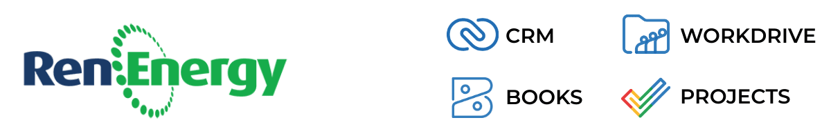 Zoho One Implementation improves productivity for RenEnergy