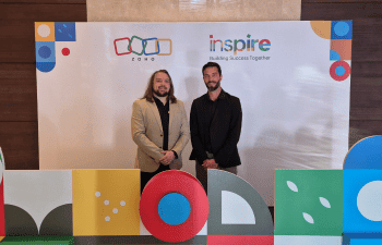 Hansie and Tremayne at the Zoho Inspire 2025 event