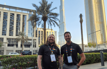 Hansie and Tremayne ready for the Zoho Inspire Event