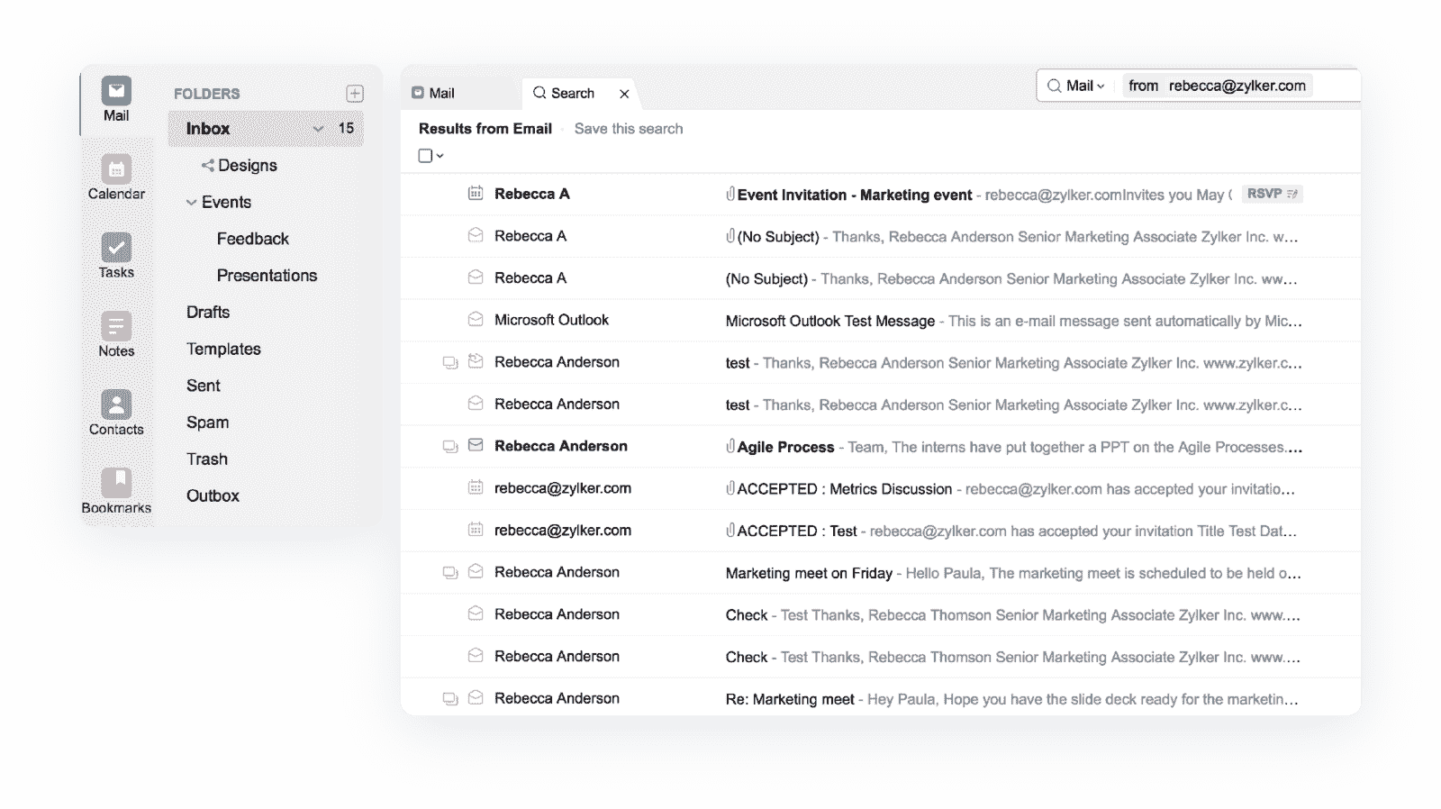 Zoho mail is a safe and secure home or business email client