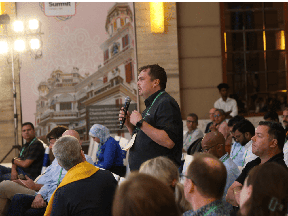 Paul sharing valuable insights with the attendees