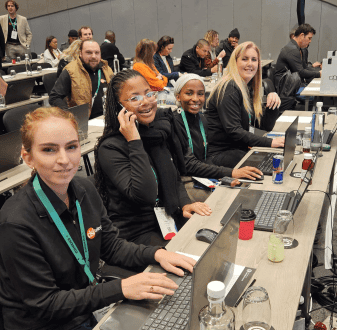 The DSL Telecom team feeling inspired at the Zoholics 2025 Cape Town conference