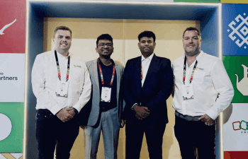 Dean and Paul with Vincent and x from Zoho