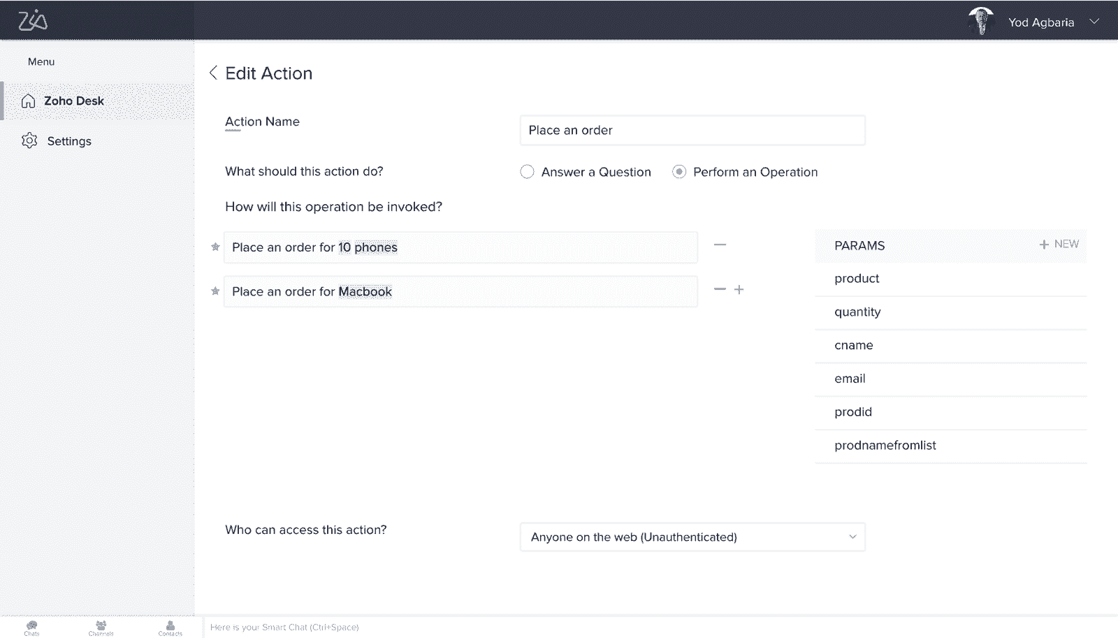 Zia processes incoming tickets and assigns them appropriate tags. 