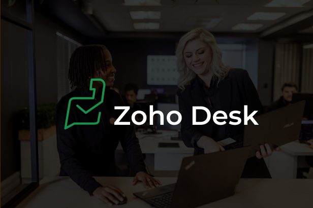 Zoho Desk logo representing Zoho Desk Administrator Training provided by DSL Telecom in South Africa