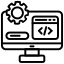An icon representing DSL Telecom's Zoho Apps training.