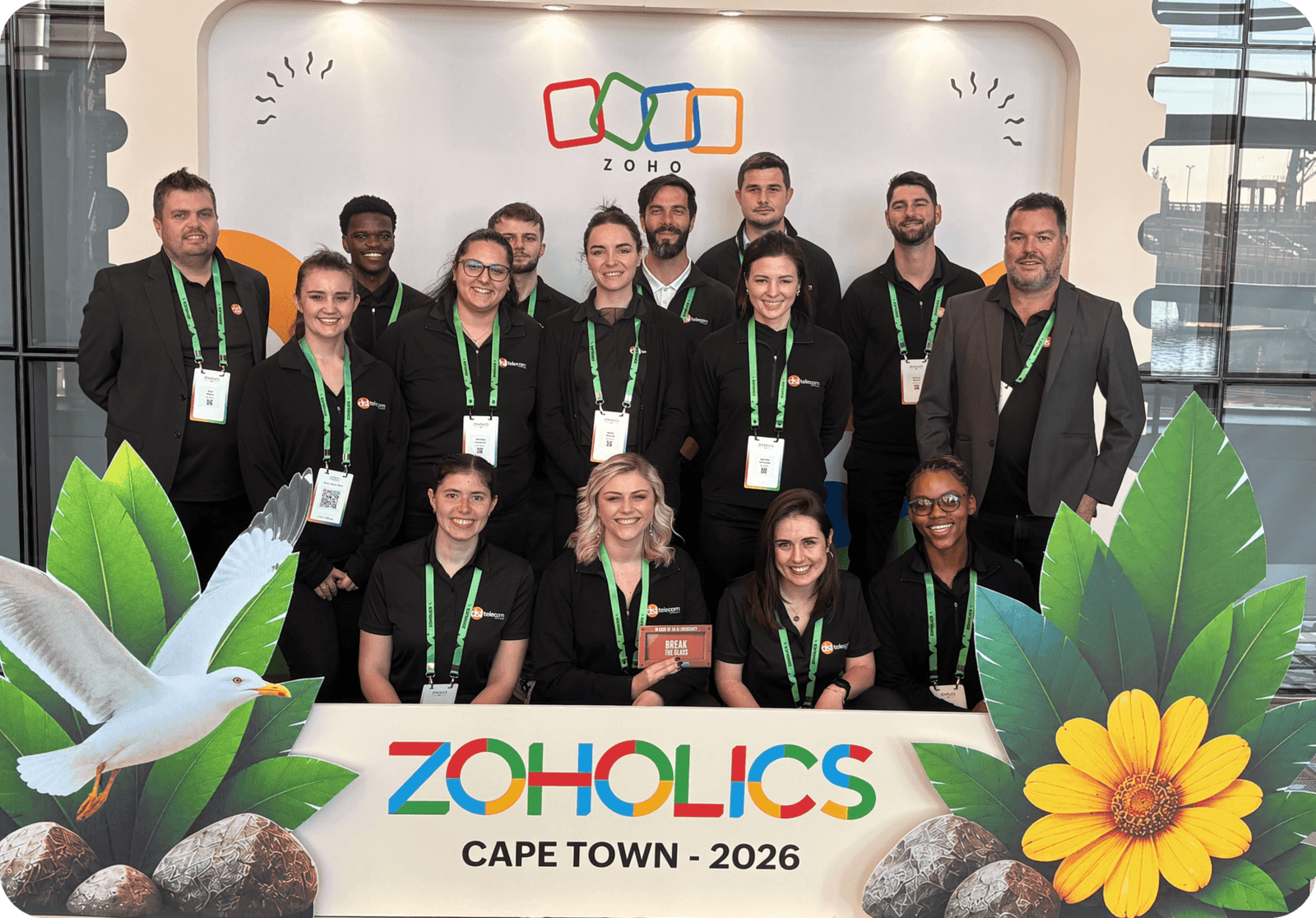 The DSL Telecom team at Zoholics Cape Town 2026.