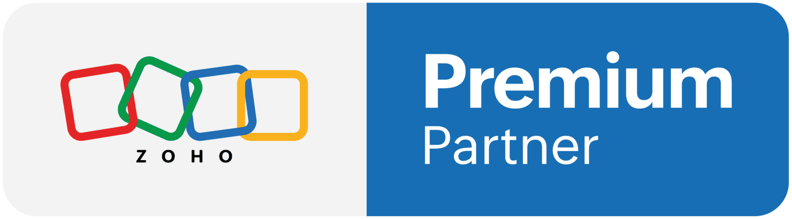 Logo of Zoho. DSL Telecom is a Zoho Premium Partner.