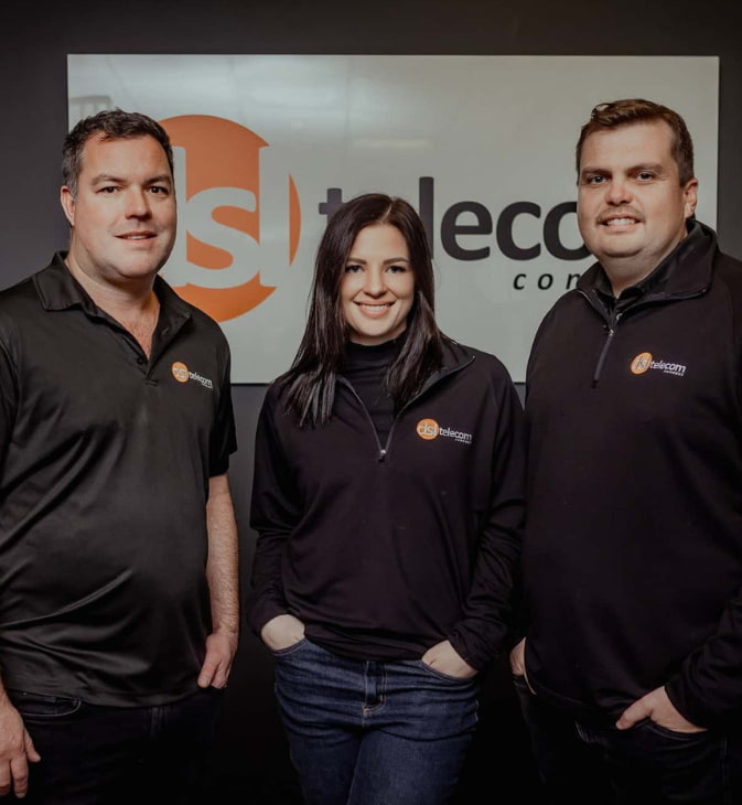 DSL Telecom directors at the company in Somerset West.