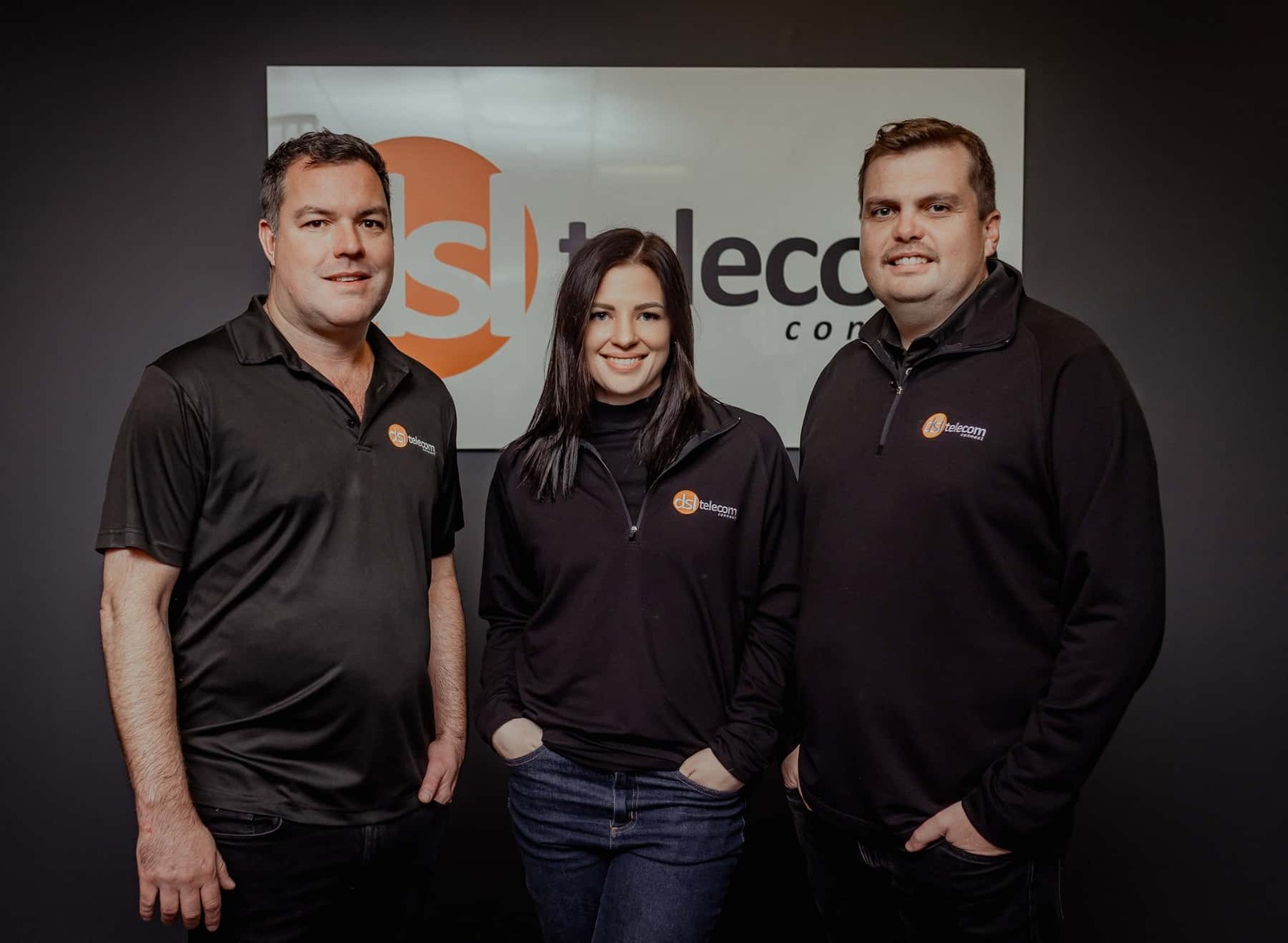 DSL Telecom directors at the company in Somerset West.
