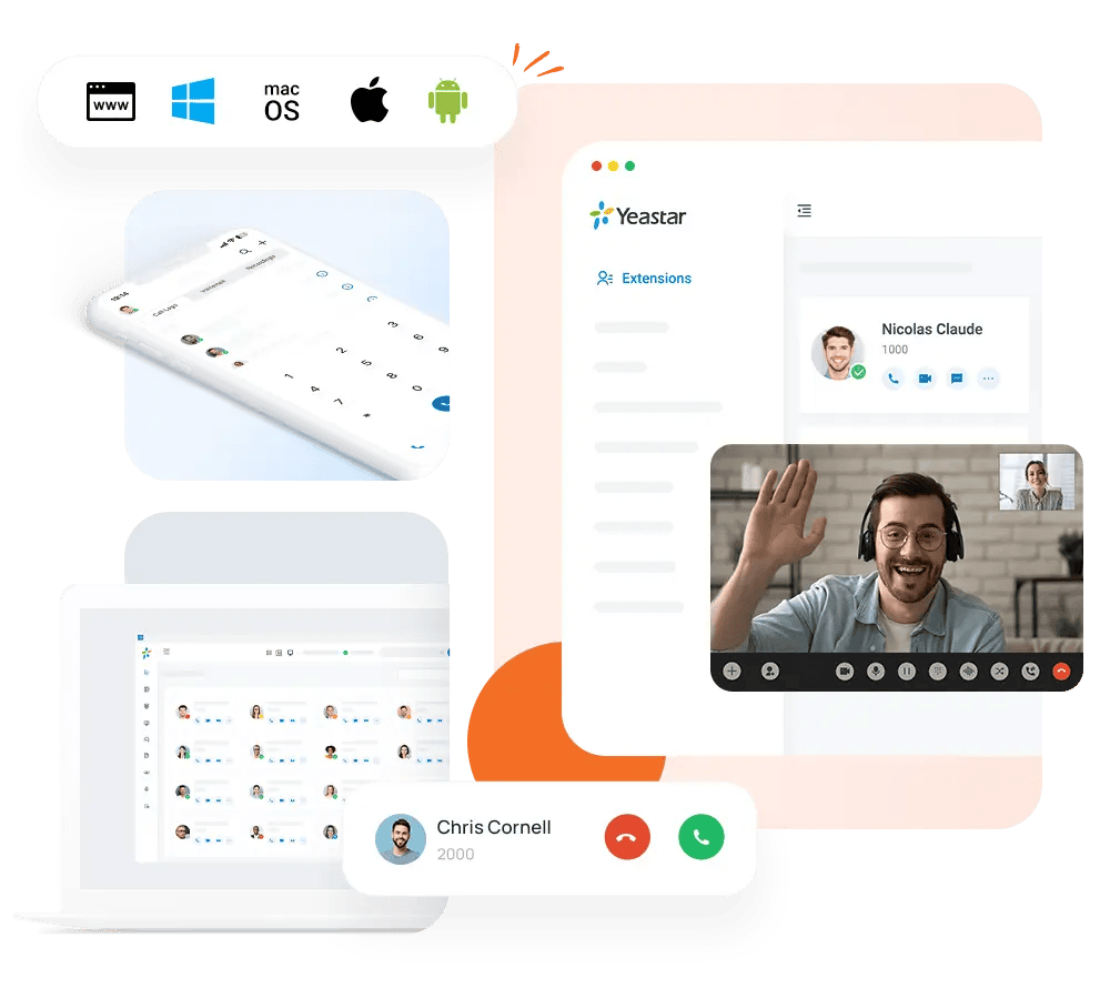 The Linkus unified communications (UC) application