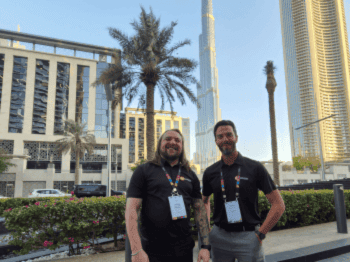 DSL Telecom team at Zoho Inspire event in Dubai representing global telecom career opportunities