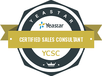 Yeastar Certified sales consultant P-Series Cloud Edition certificate awarded to DSL Telecom