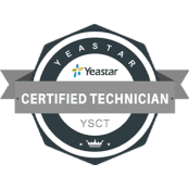 Yeastar Certified Technician badge earned by DSL Telecom